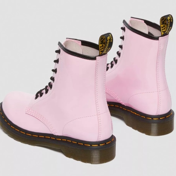 1460 WOMEN'S PATENT LEATHER LACE UP BOOTS - Picture 3 of 6